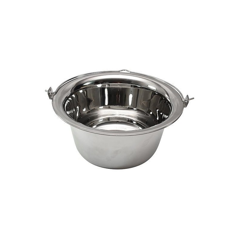 Kotlić nehrđajući čelik  8 litara otvoreni