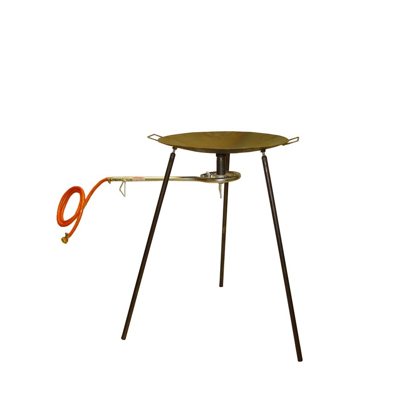 Ploča za pečenje 50 cm, 3 noge sa plamenikom