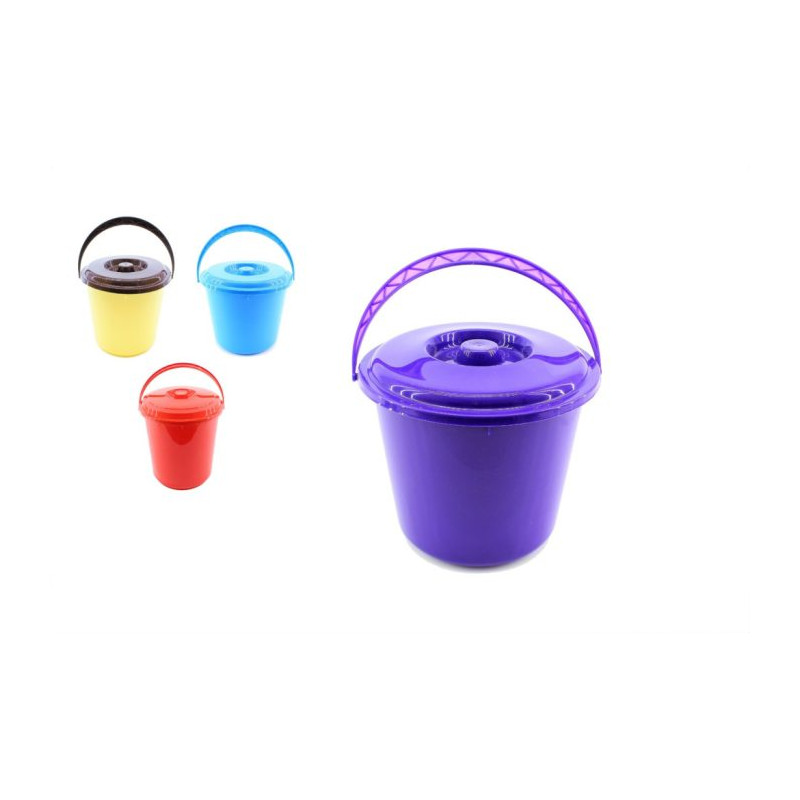 Kanta s poklopcem  7 litara PVC