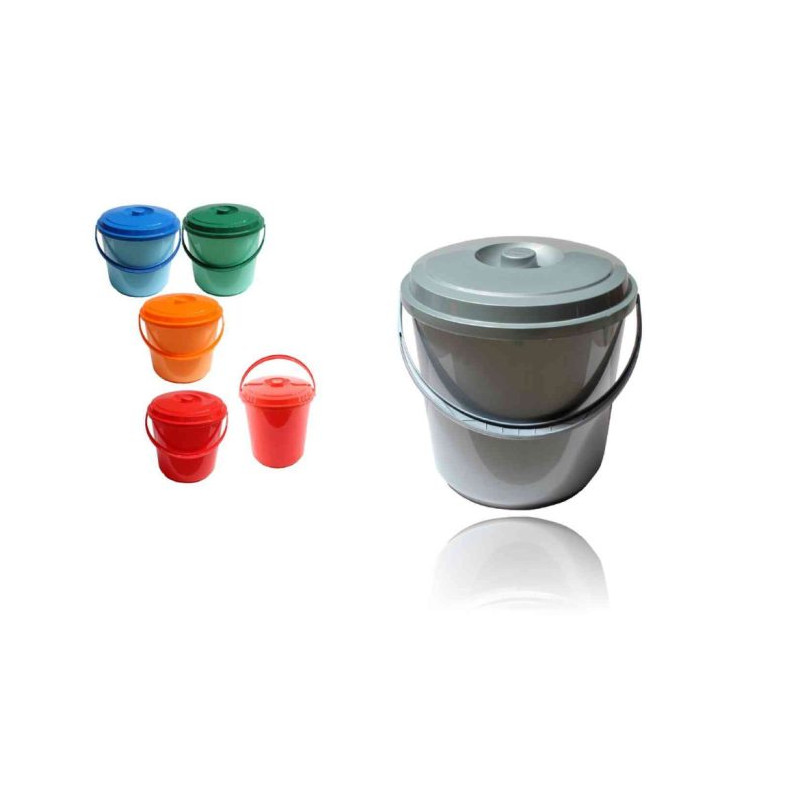 Kanta s poklopcem 14 litara PVC