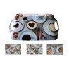 Tacna PVC 38x23 cm sa uzorkom kave